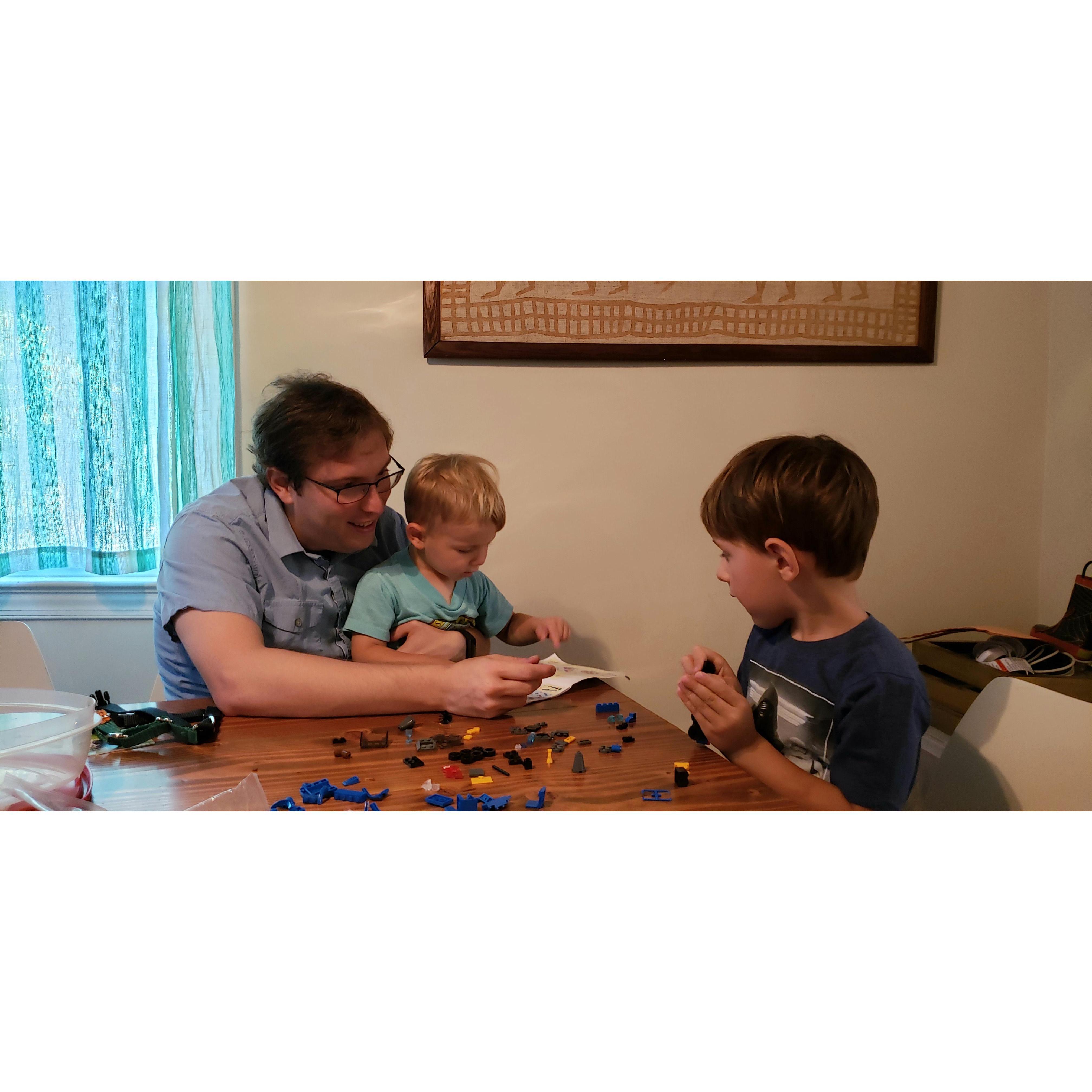 Washington, D.C., August 2019. Lego fun with Merit and Flynn.