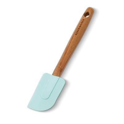 Tovolo 5pc Silicone And Wood Handle Spatula Set Aqua : Target