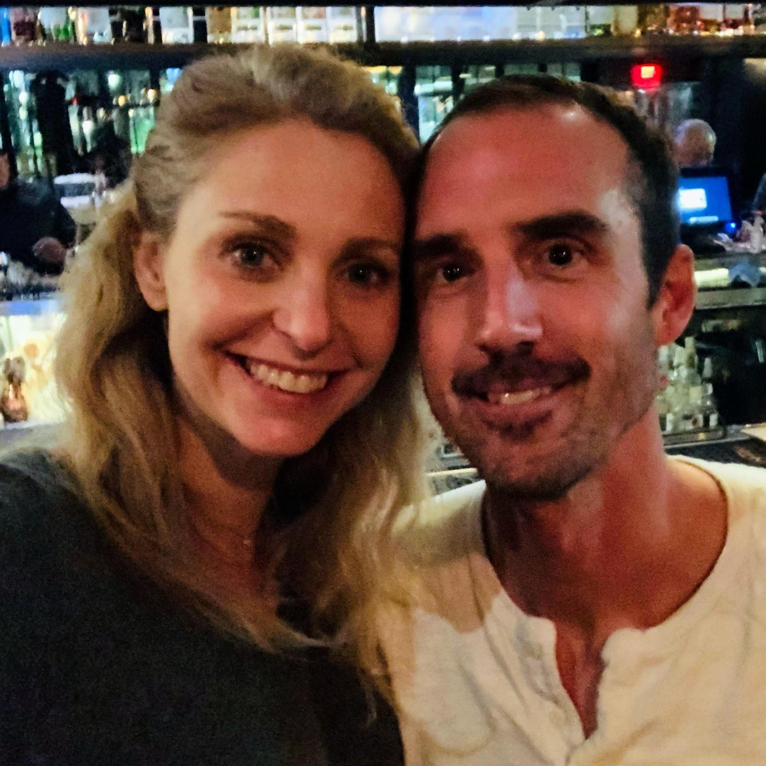 Our first date! Sarah lost her wallet before arriving. Gary insisted on a picture together (weird!). The rest is history.