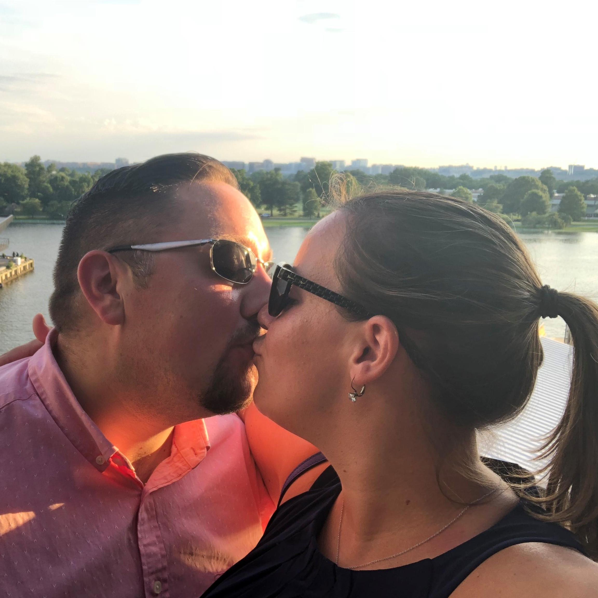 First anniversary dinner at District Wharf in DC