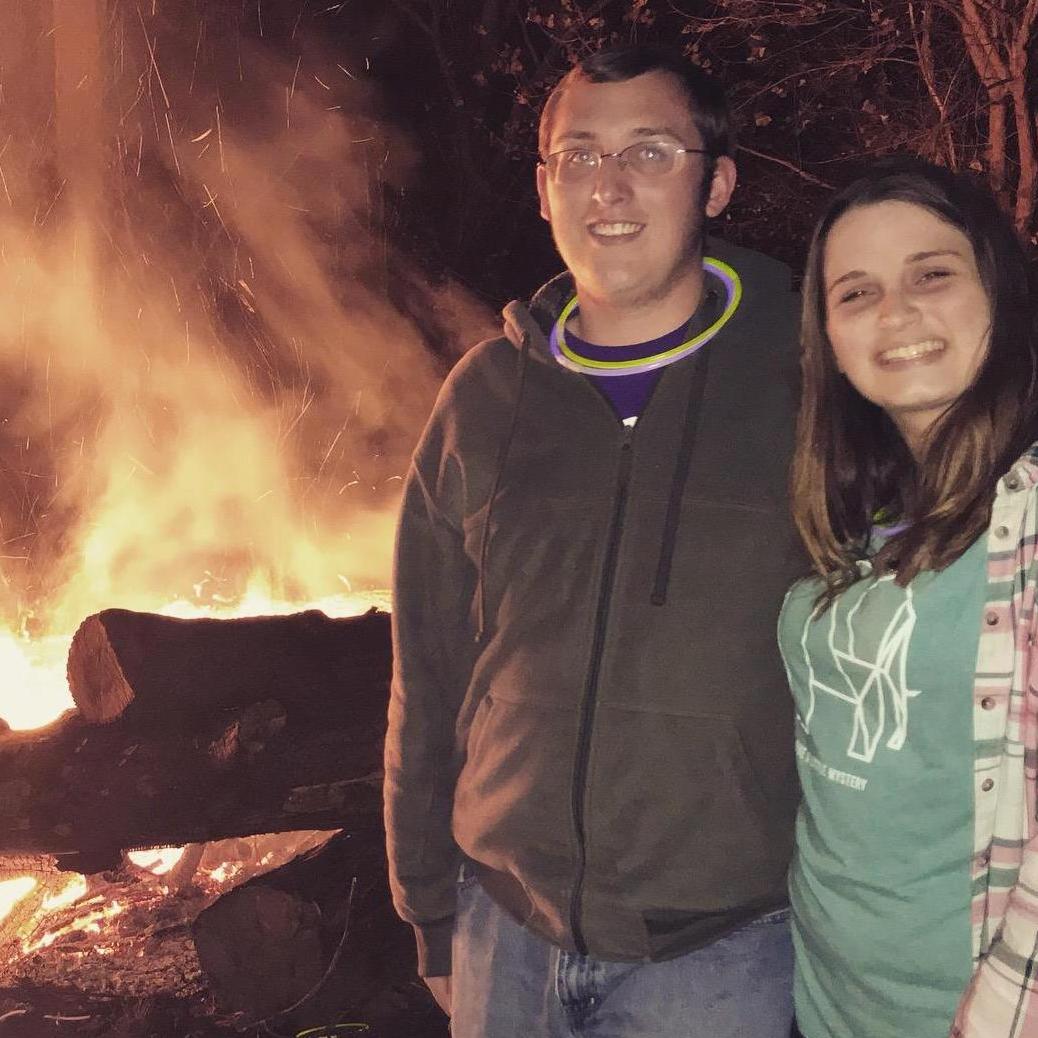 Taken November 2017 at the BOTR bonfire - just a few days after we made it official!