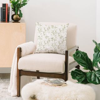 Iveta Abolina Queen Anne Lace Throw Pillow
