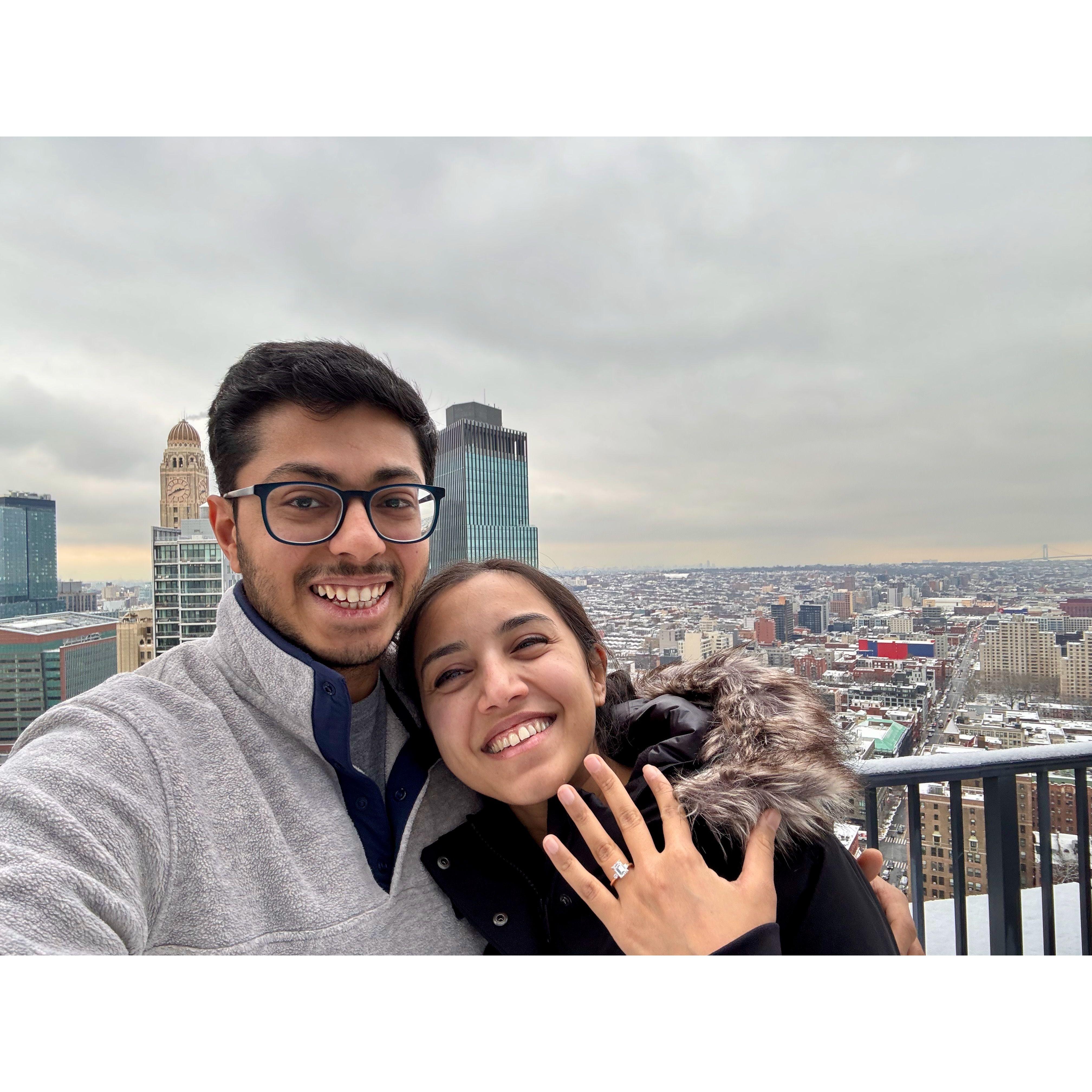 Engaged in Brooklyn!