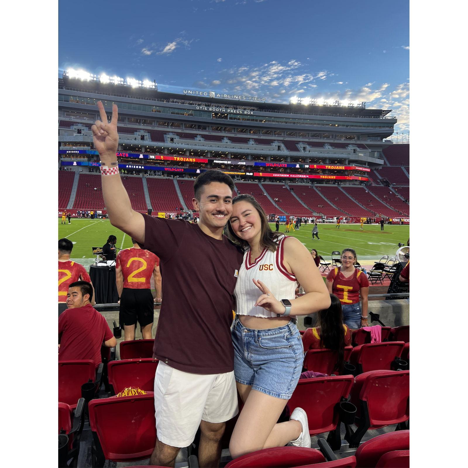 First USC football game