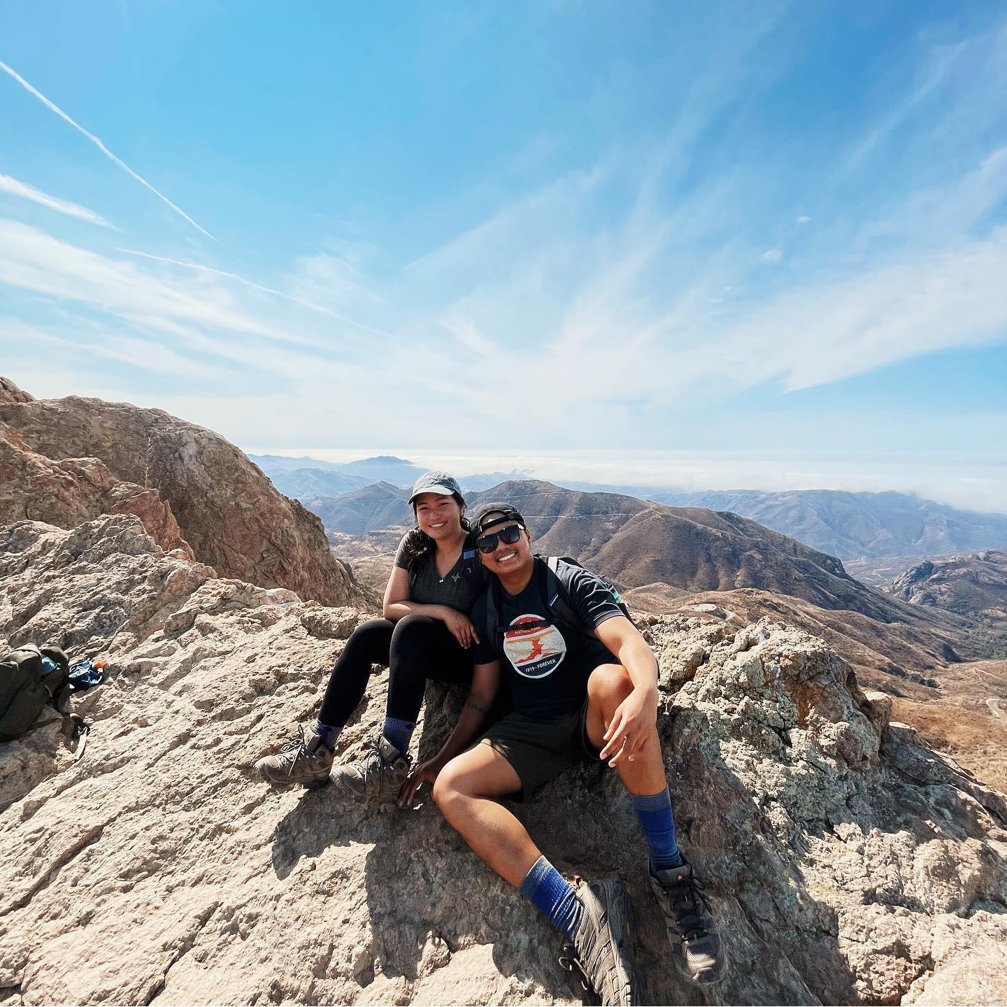Reached the highest point of Santa Monica! It was a good hike! [Sandstone Peak]