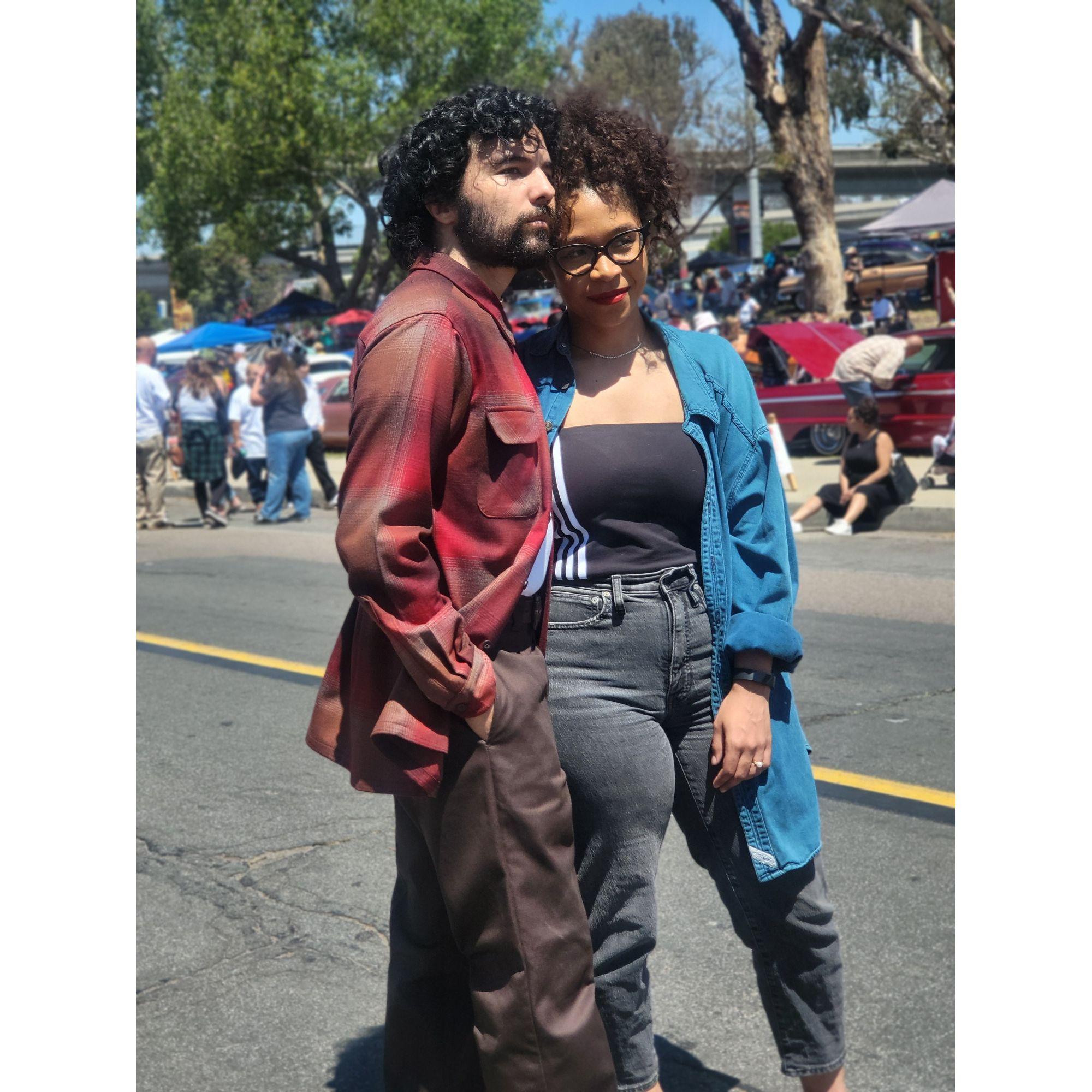 Irish and Ashlyn at Chicano Park Day 2023