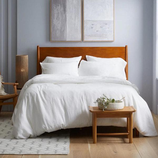 European Linen Duvet Cover Set - Full/Queen