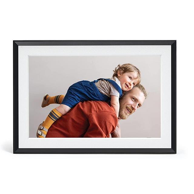 Aura Carver HD Smart Digital Picture Frame 10.1 Inch WiFi Cloud Digital Photo Frame, Free Unlimited Storage, Send Photos from Anywhere – Mat