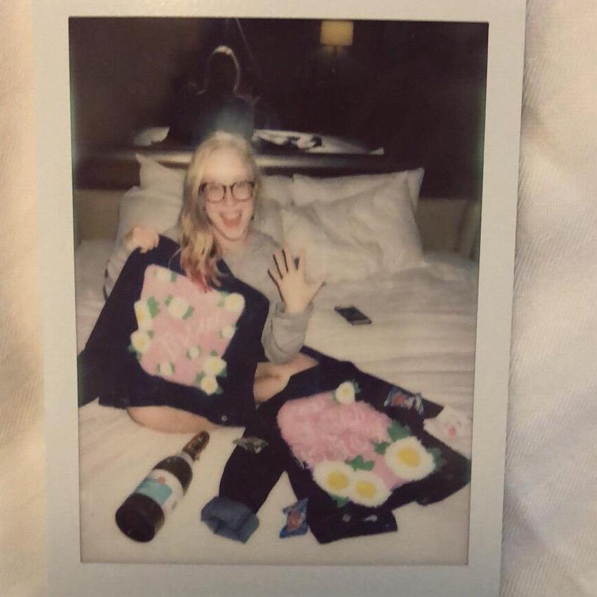 Chelsea took this photo right after Katherine asked her to be her Maid of Honor!
