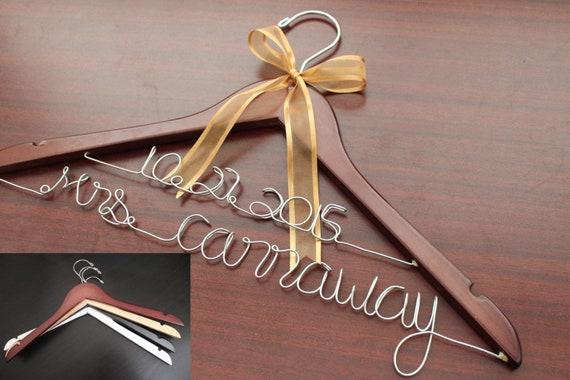 Personalized Wedding Dress Hanger