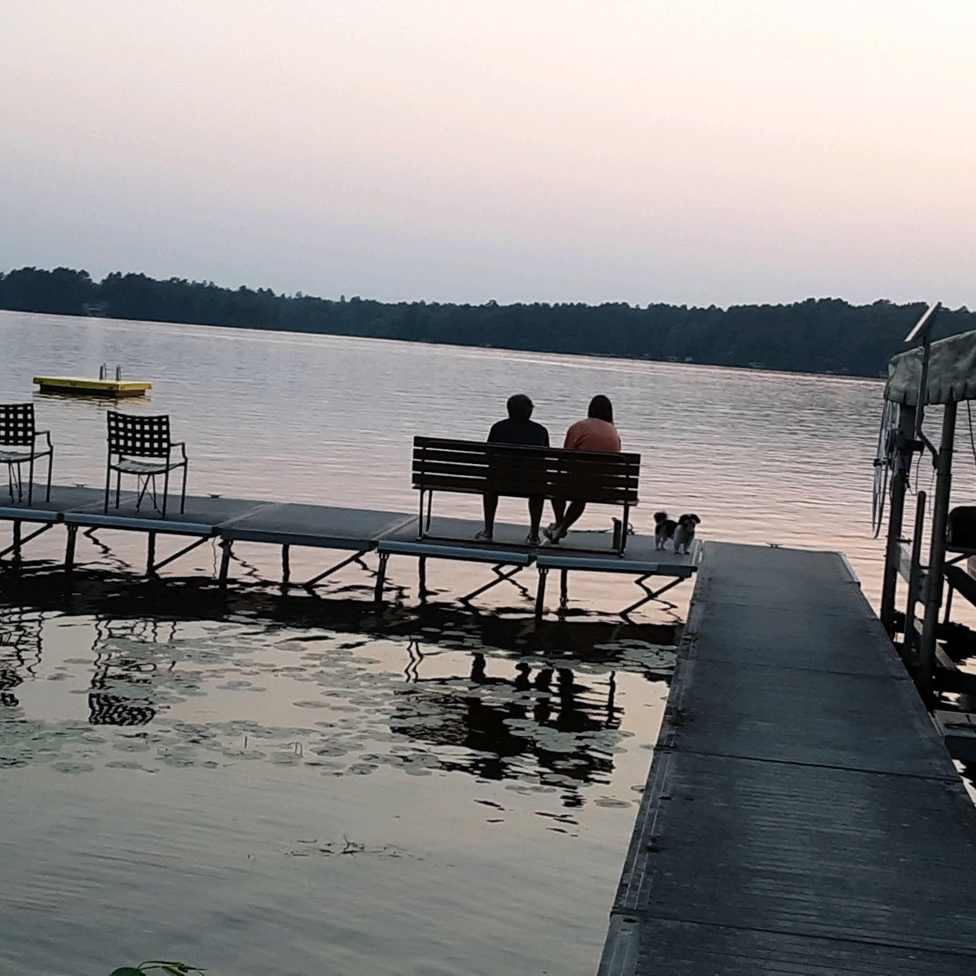 Here we are at the lake!
