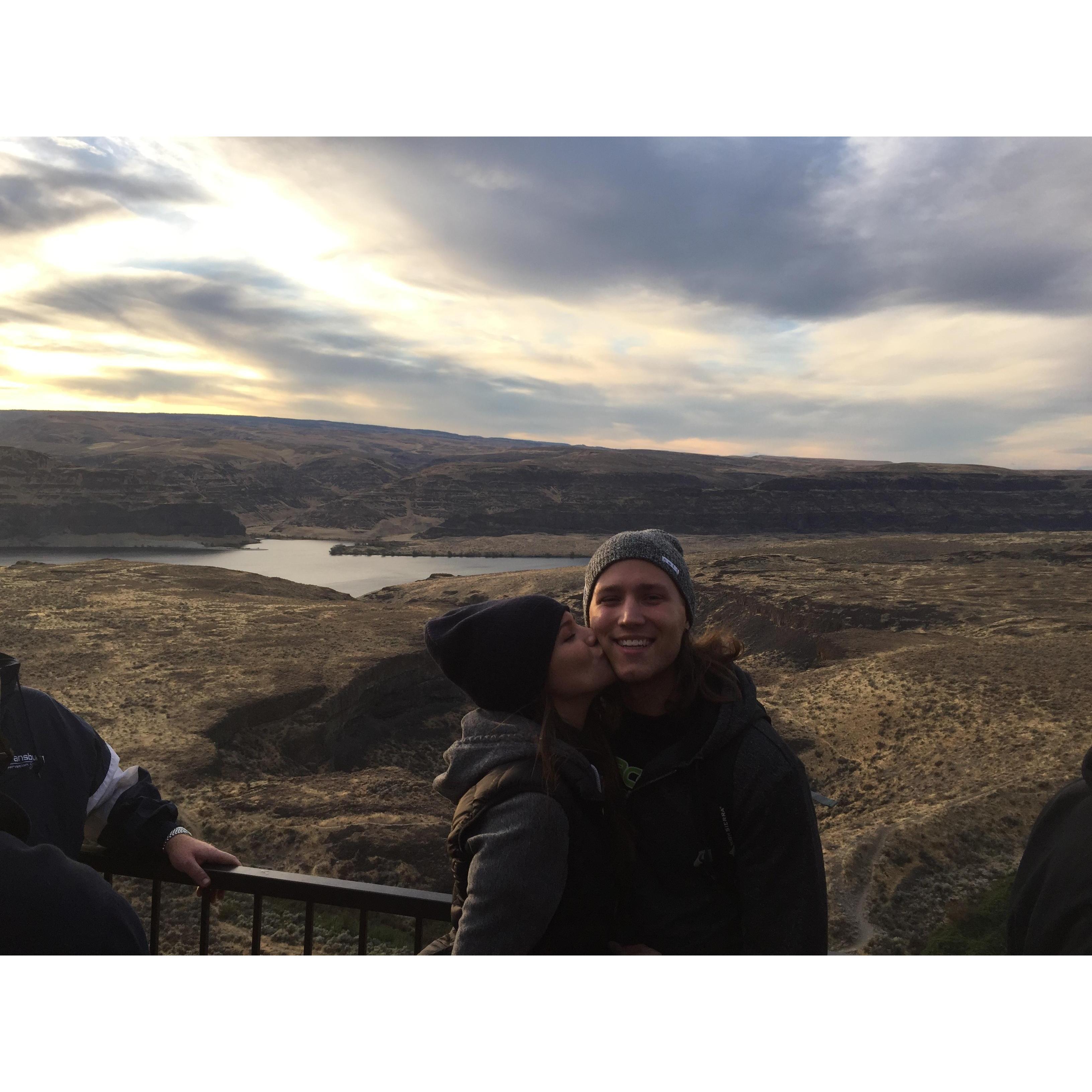 Alex took Ian to his first Dave Matthew's Band show at the Gorge Amphitheater. They have been going every year since.