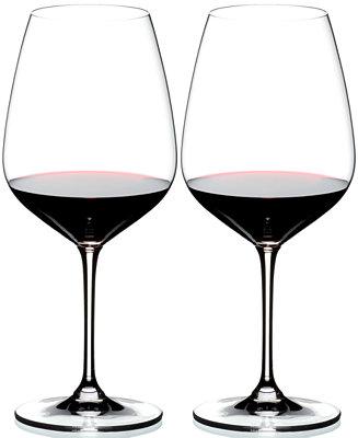 Set of 2 Heart to Heart Cabernet Glasses