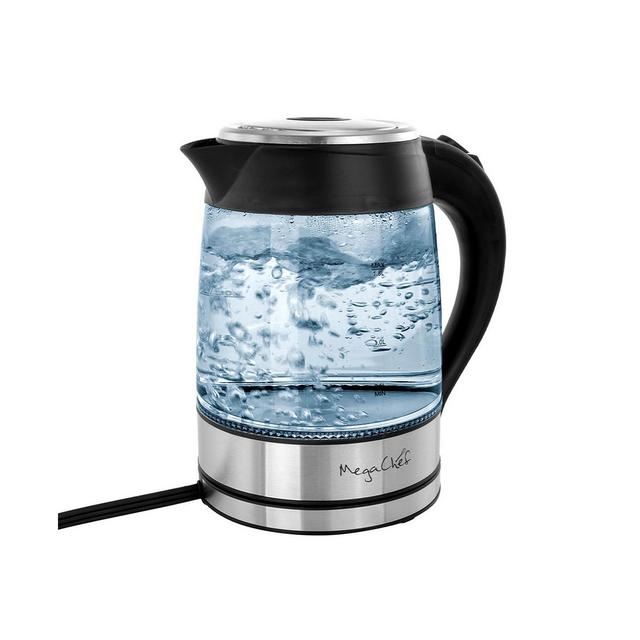 MegaChef 1.8 Quart Glass Electric Tea Kettle