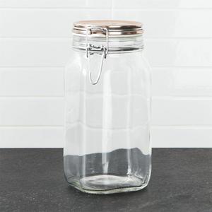 Fido Jar with Copper Clamp Lid 1.5-Liter