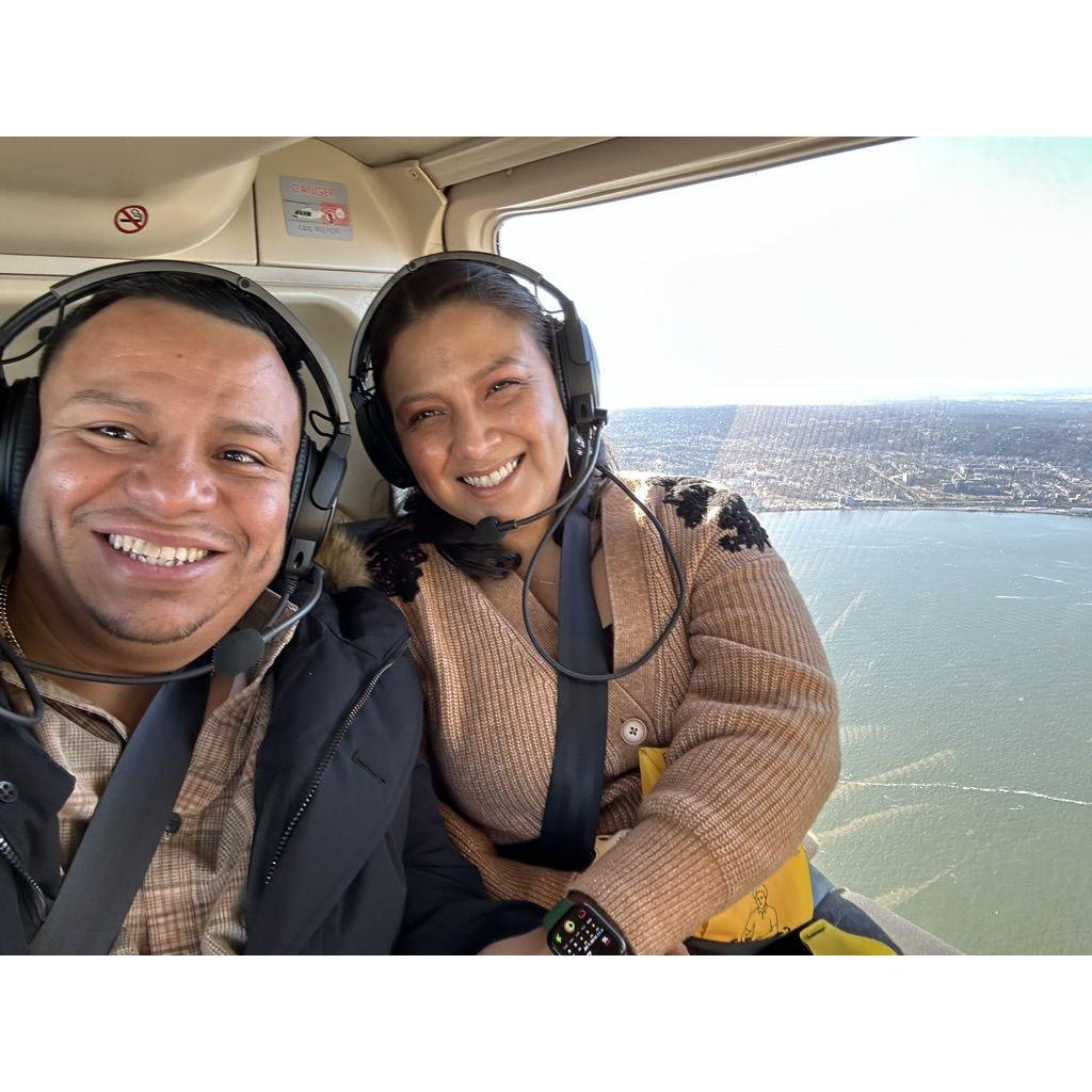 Our First Helicopter Flight