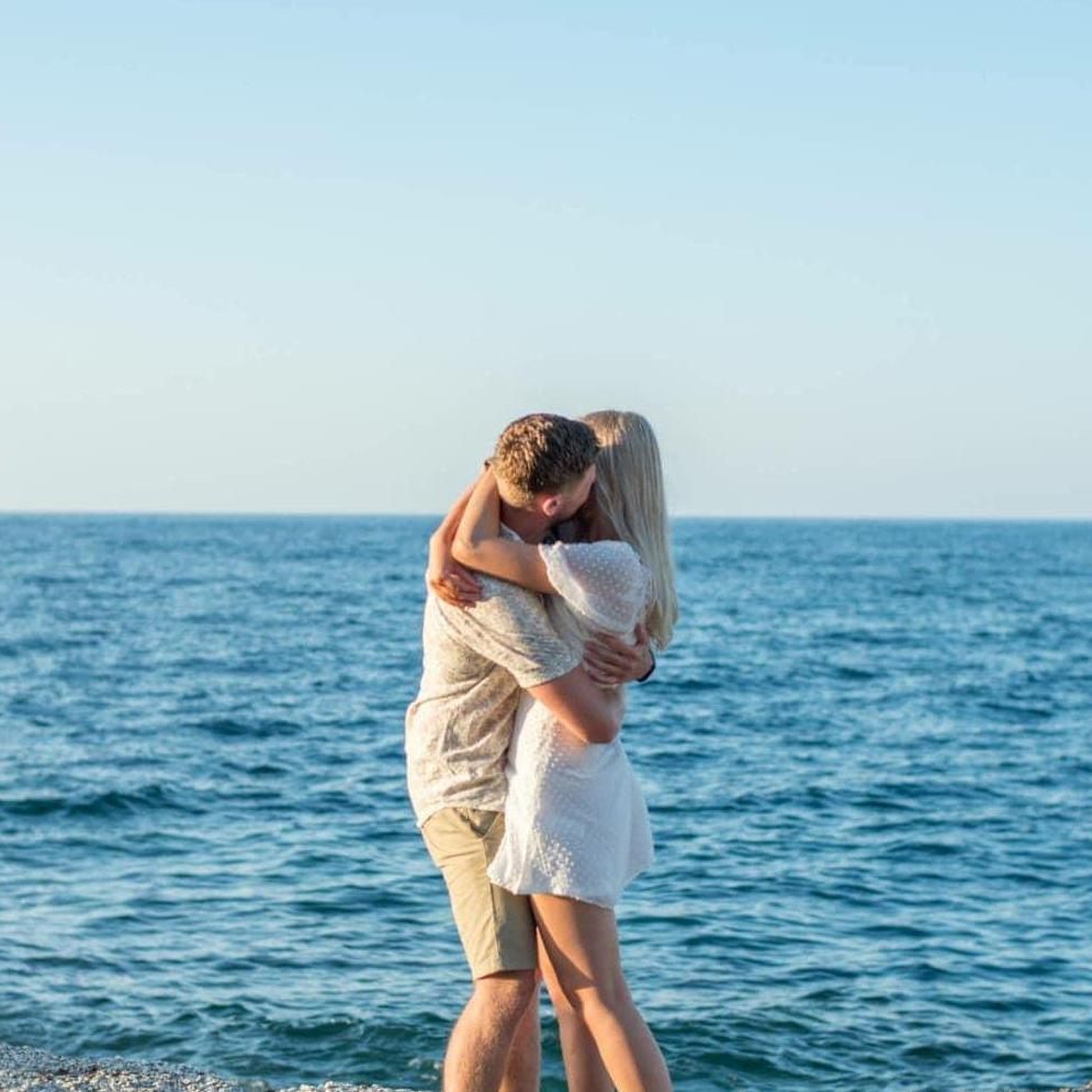 Right after he purposed.