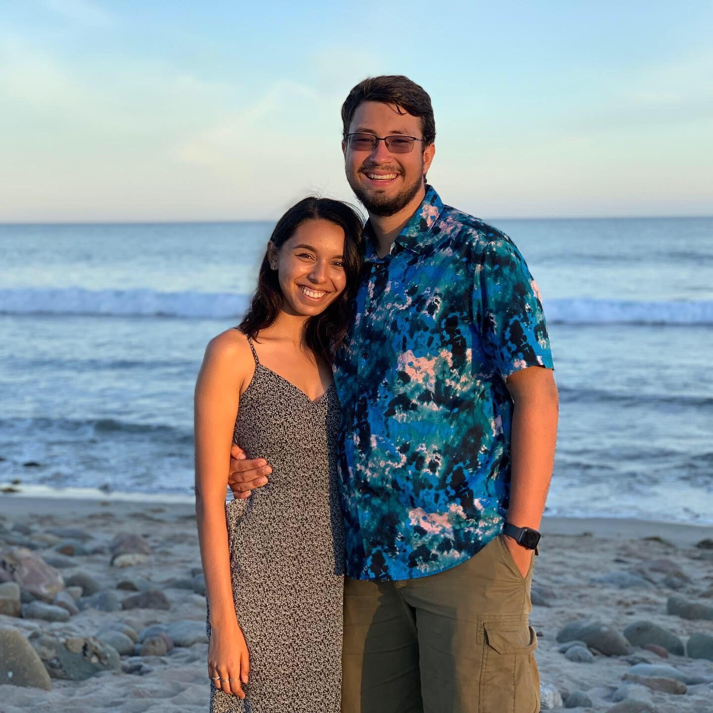 When Bryce purposed on our favorite beach!