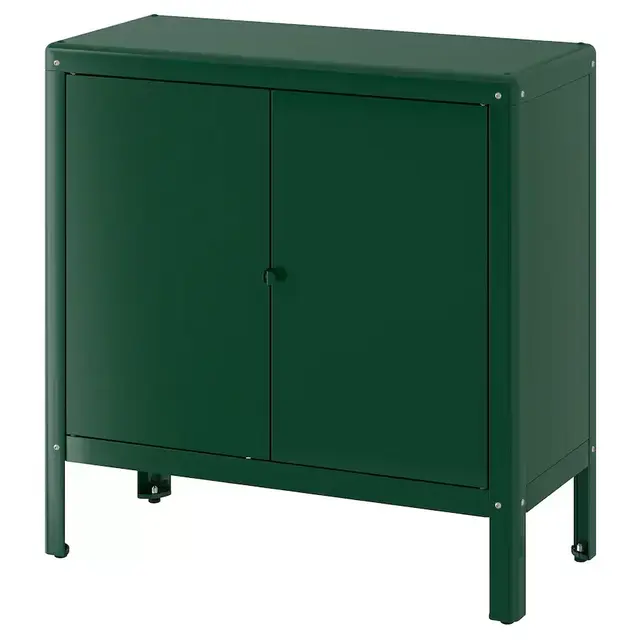 KOLBJÖRN Cabinet, indoor/outdoor, green31 1/2x31 7/8 "