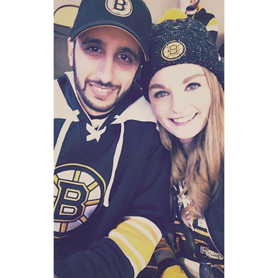 Our first Bruin's game - January 2017