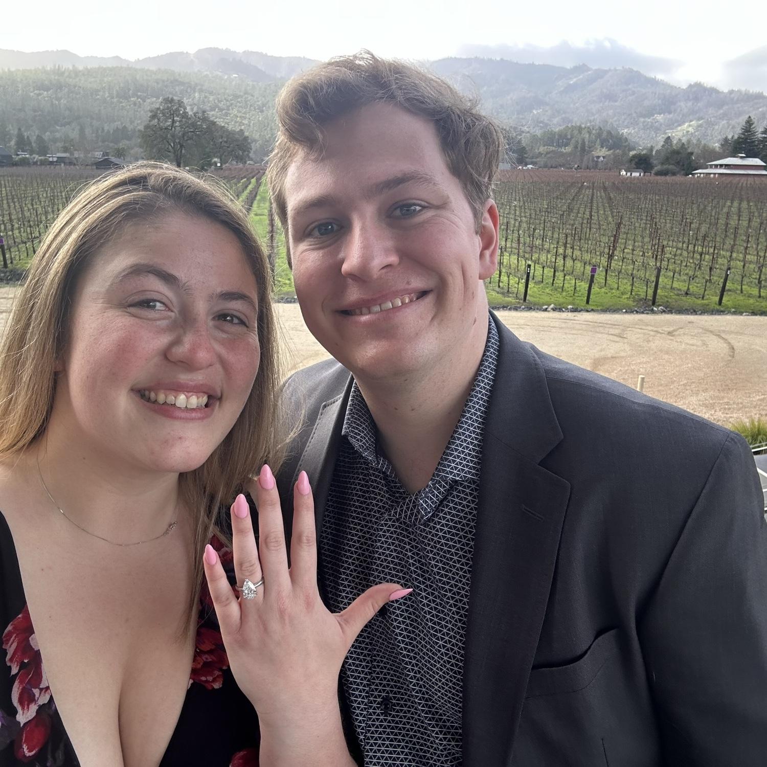 Engagement at HALL Winery