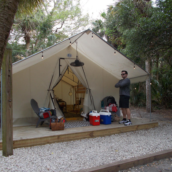 Glamping and Kayaking