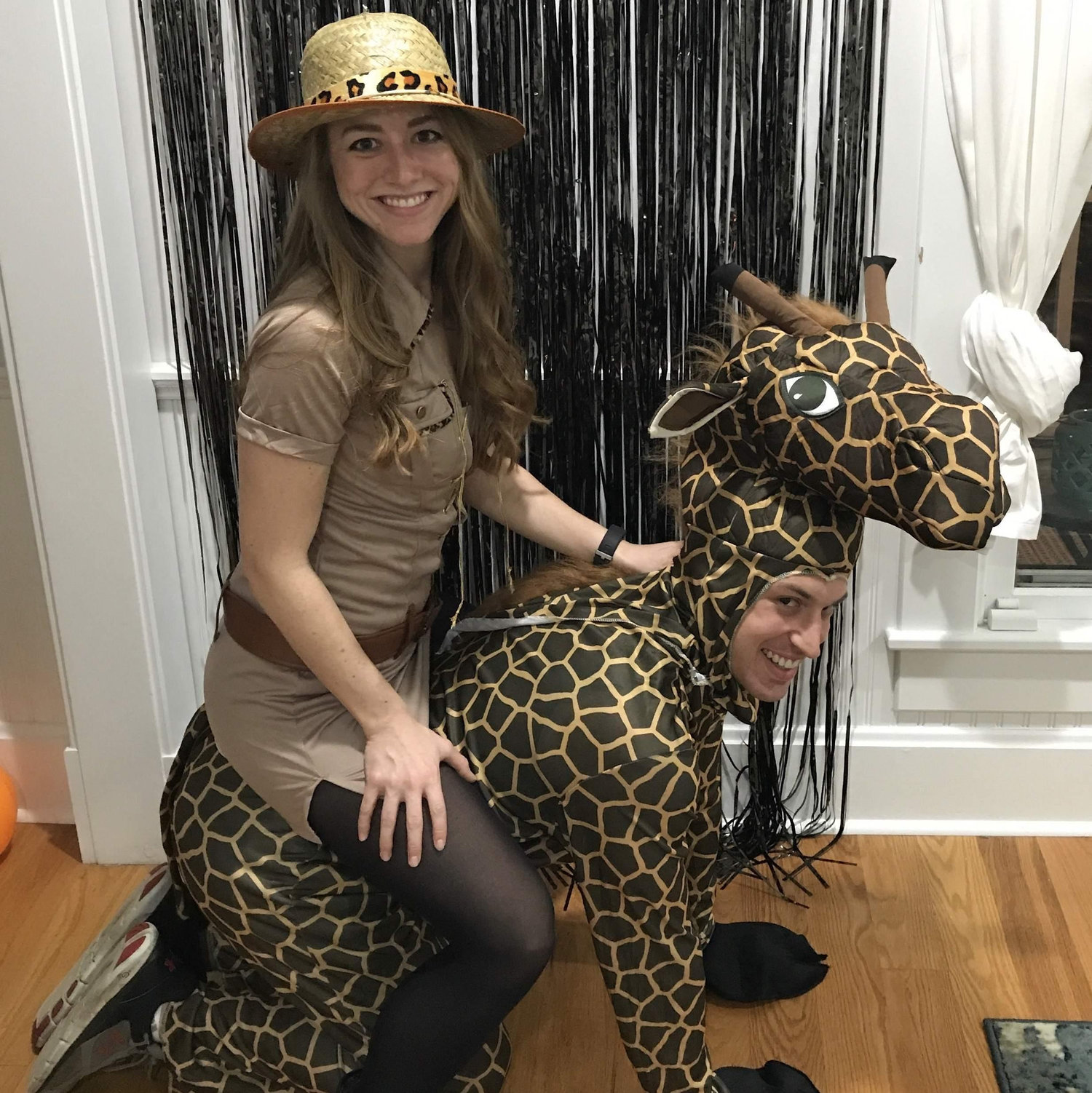 Halloween 2017 - Giraffe and Park Ranger!