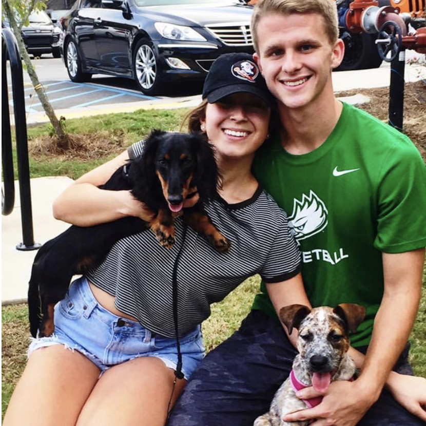 The day our family became a family of four after adopting little Harley girl!