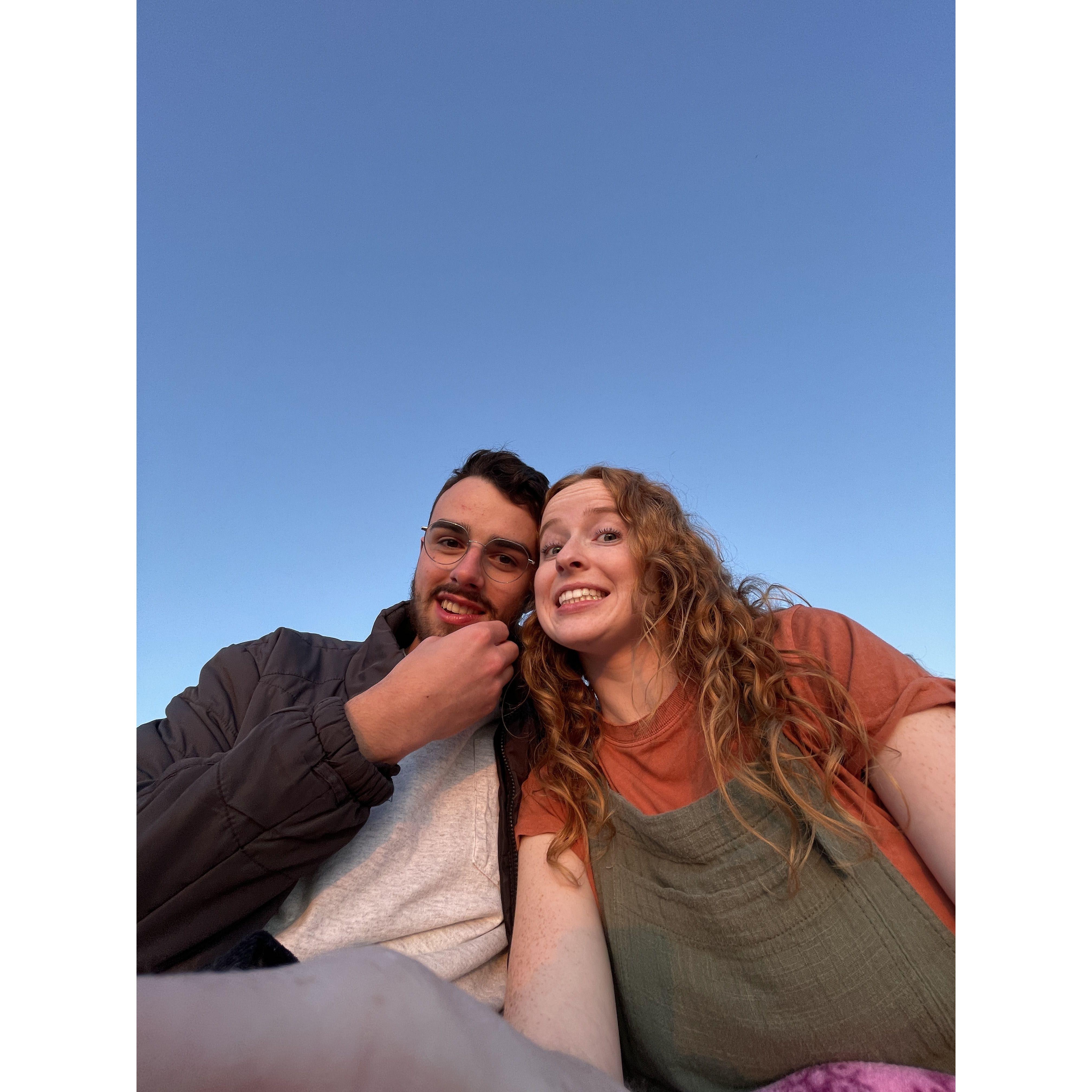 At the beach with friends- May 13, 2022- Encinitas, CA