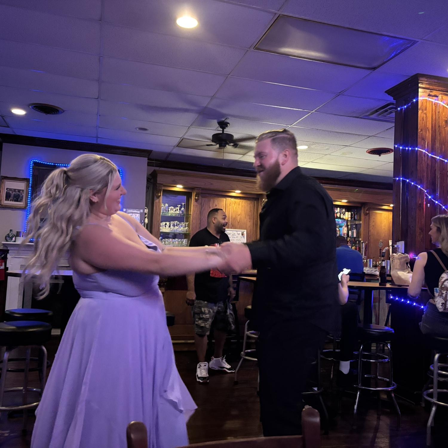 The night ended with us dancing barefoot in the hotel bar. Just us, the music and a lot of laughter!