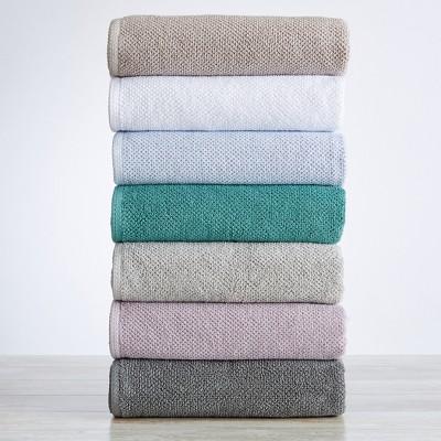 Great Bay Home 100% Cotton Ultra-Absorbent Textured Bath Towels