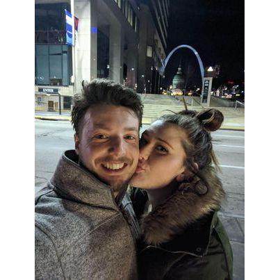 Our night downtown in St. Louis.