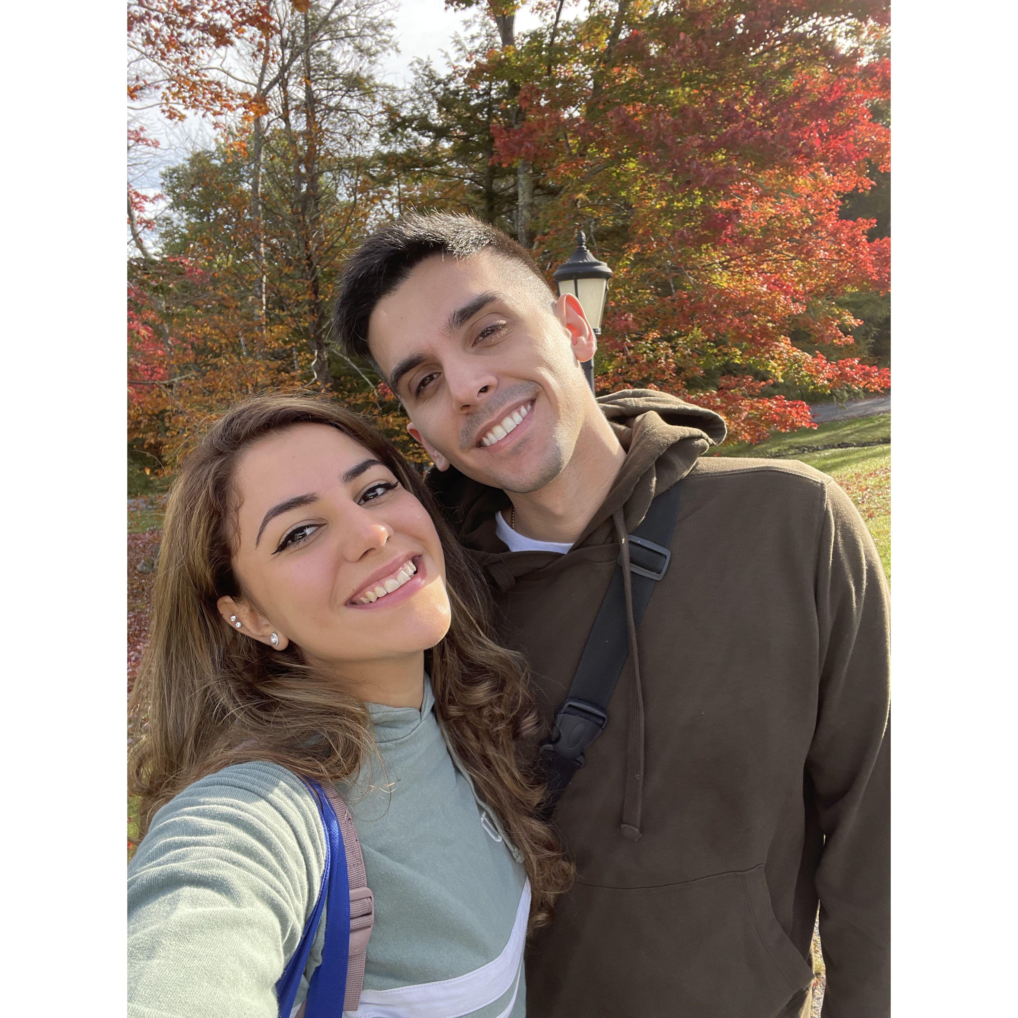 More fall foliage together!