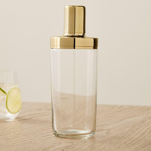 Archer Barware Collection, Cocktail Shaker, Brass