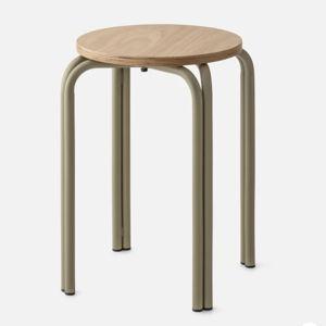 Forma Stool in Lichen-Satin
