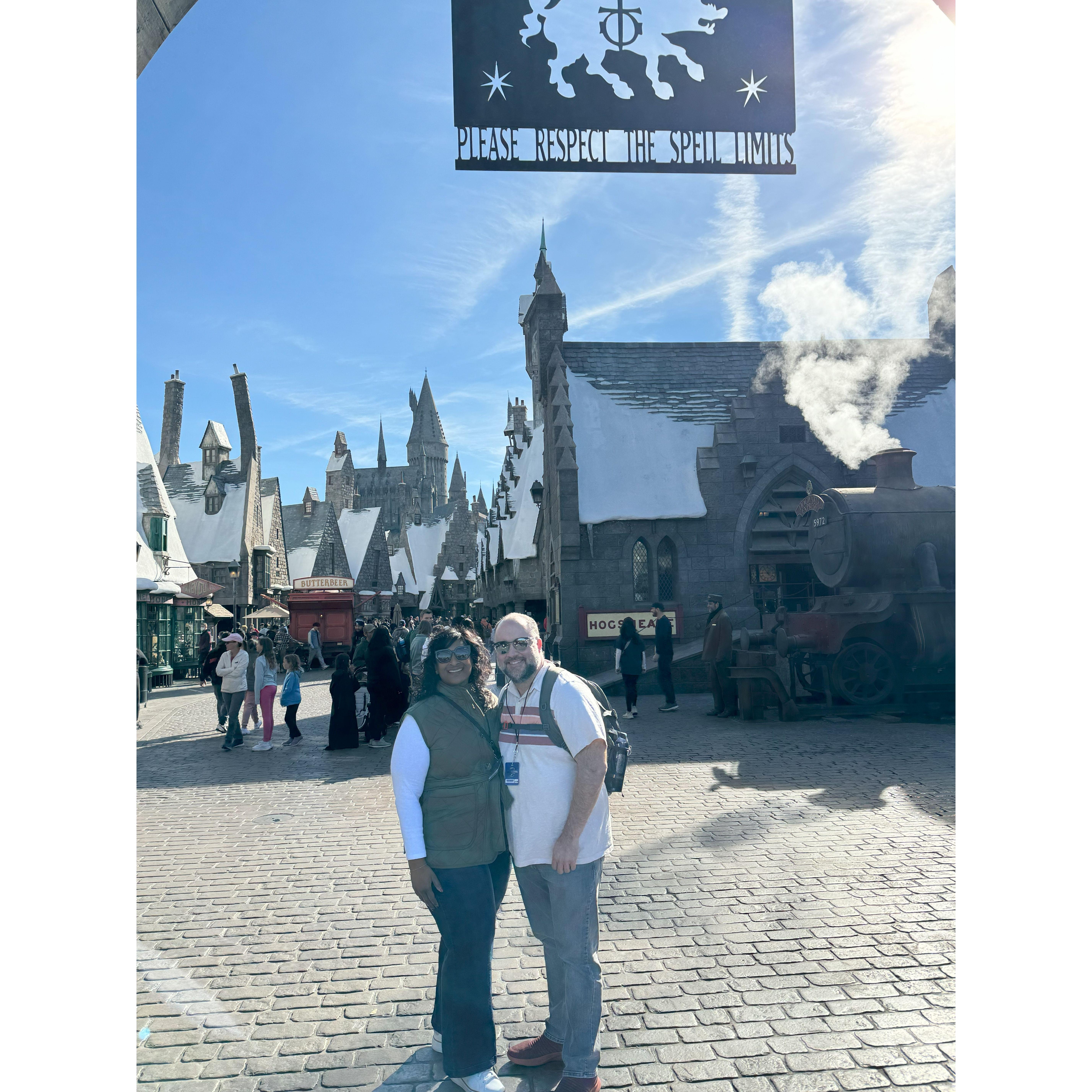 Our first trip together.  Universal Studios Hollywood.