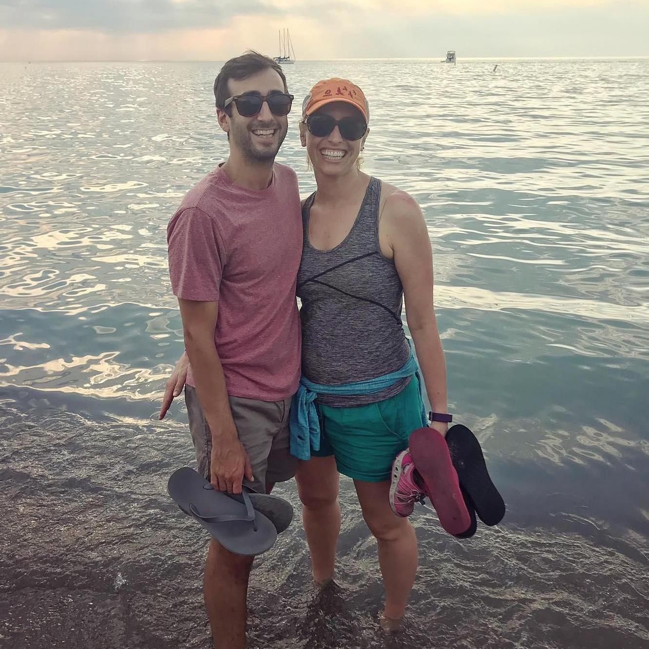 This photo was taken in Canada, on the shore of Lake Huron.