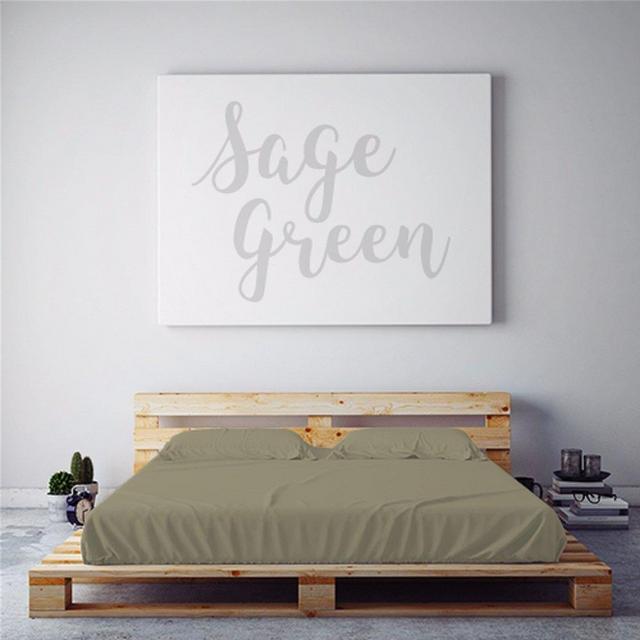 PeachSkinSheets Night Sweats: The Original Moisture Wicking, 1500tc Soft Queen Sheet Set SAGE Green