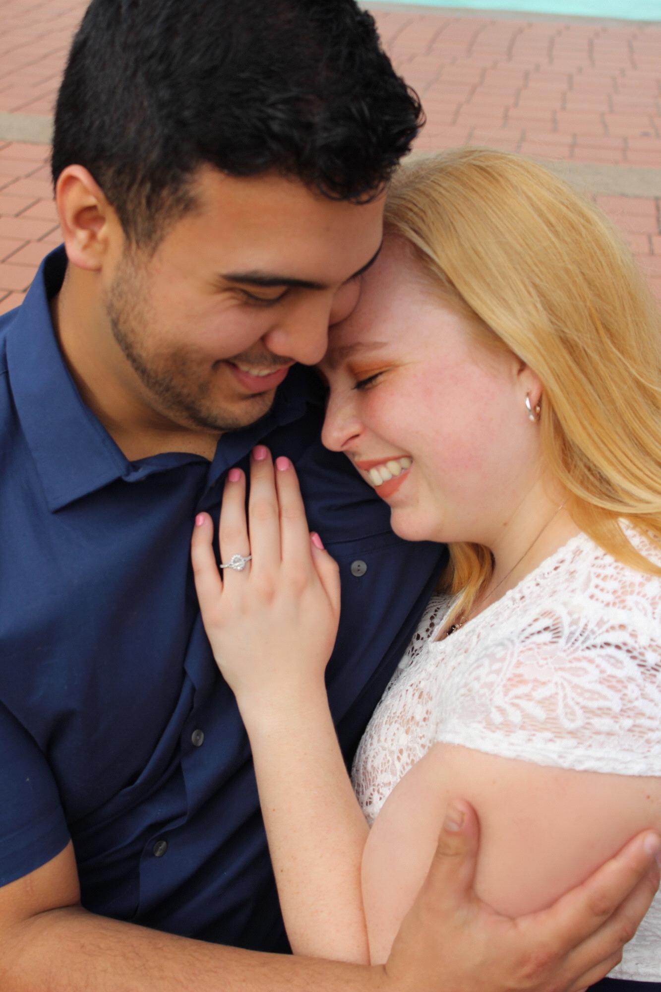 Engagement photos at Balboa Park in San Diego, CA.
