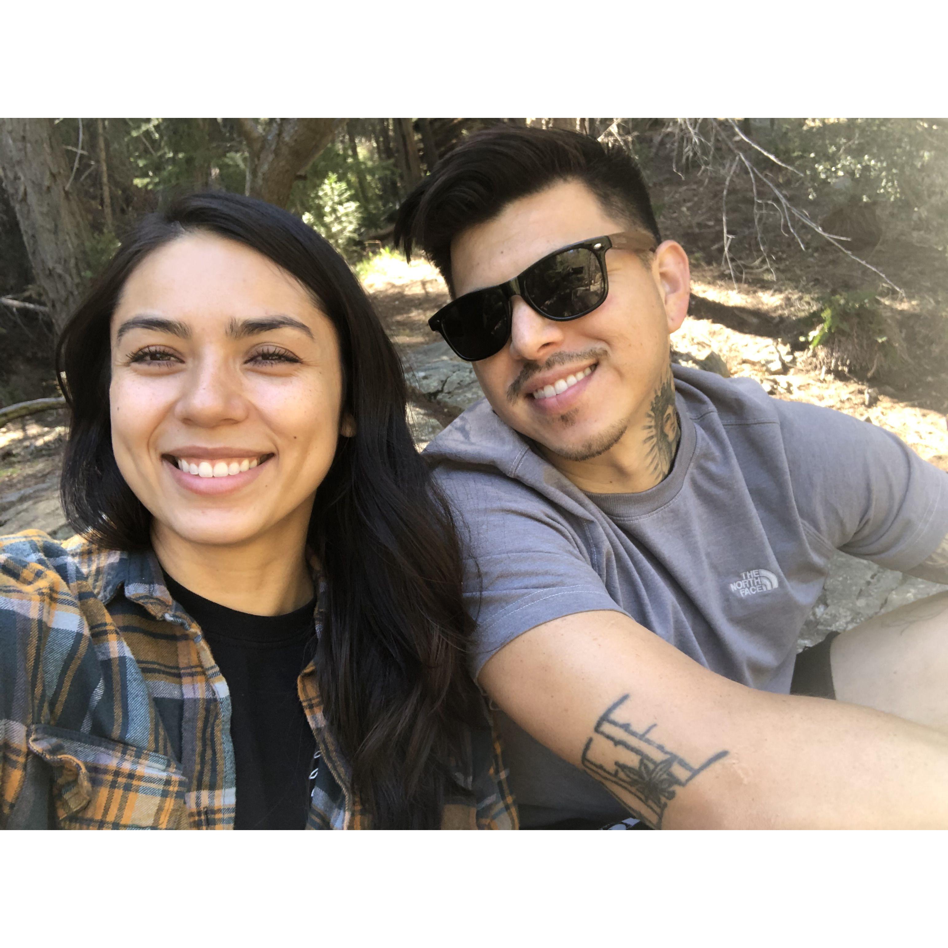 We hiked the heart rock trail.