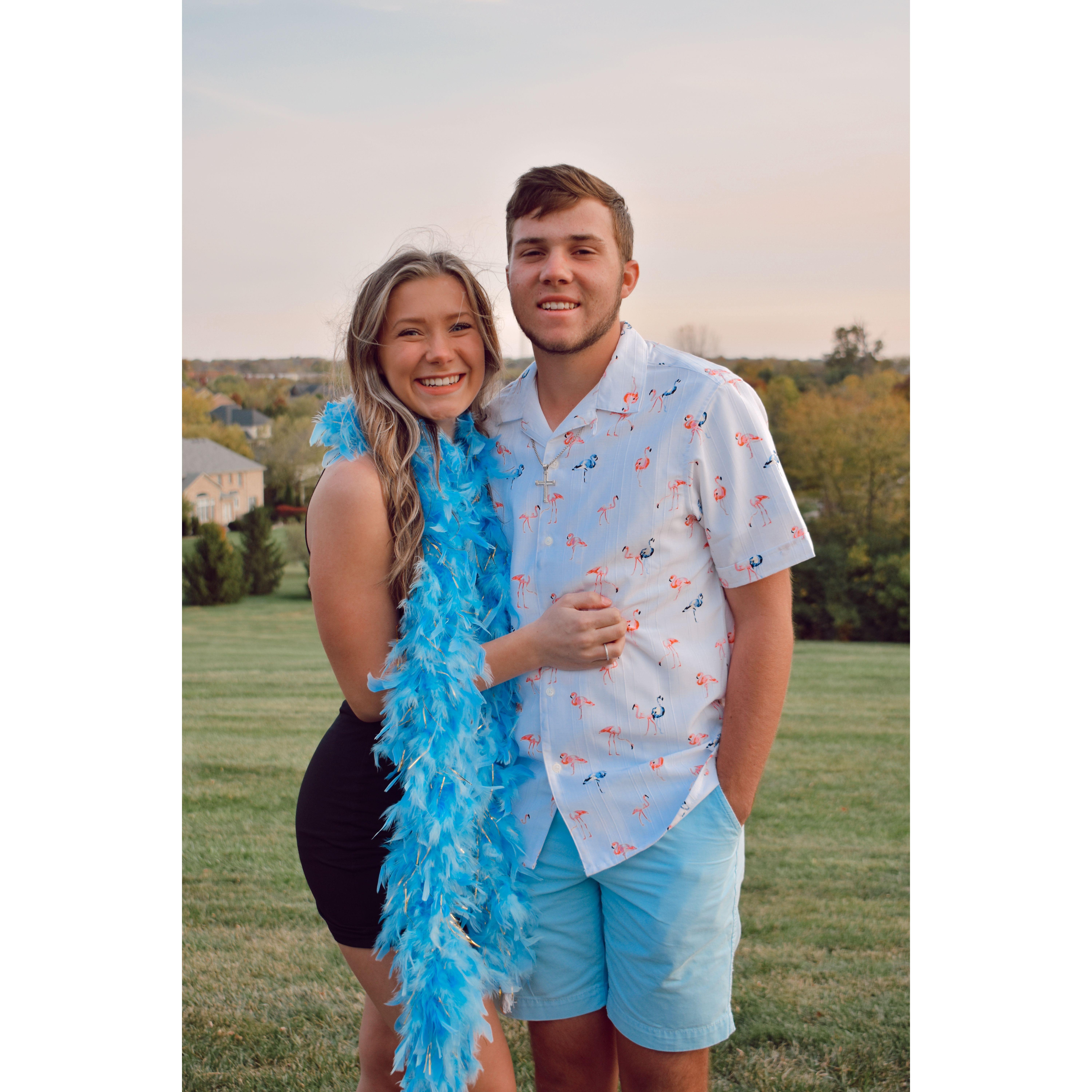 Senior year homecoming dance in 2020
