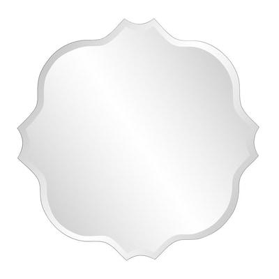 The Howard Elliott Collection  Frameless 36-in W x 36-in H Octagon Mirrored Beveled Wall Mirror
