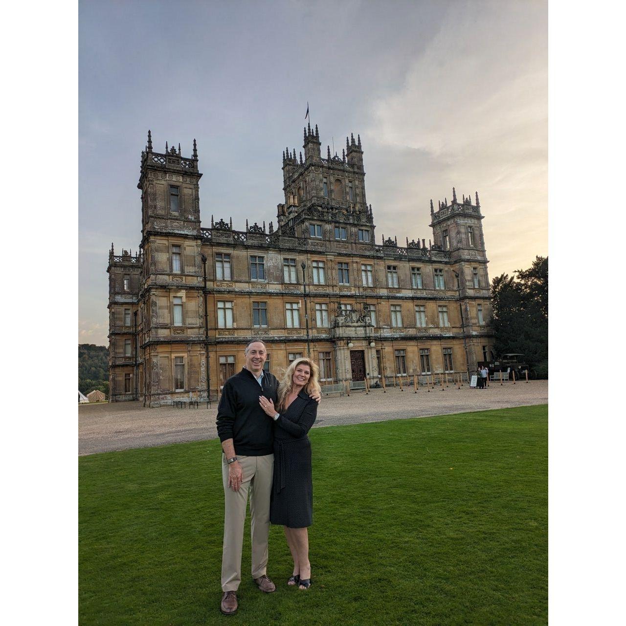 As the day's last bit of light settles on Highclere Castle, R&A feel delighted with their new engagement!
