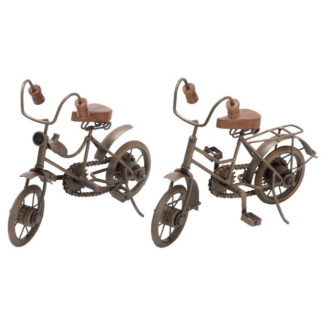 Vintage Reflections Iron Off-Road Model Bicycles (11")2ct - Olivia & May
