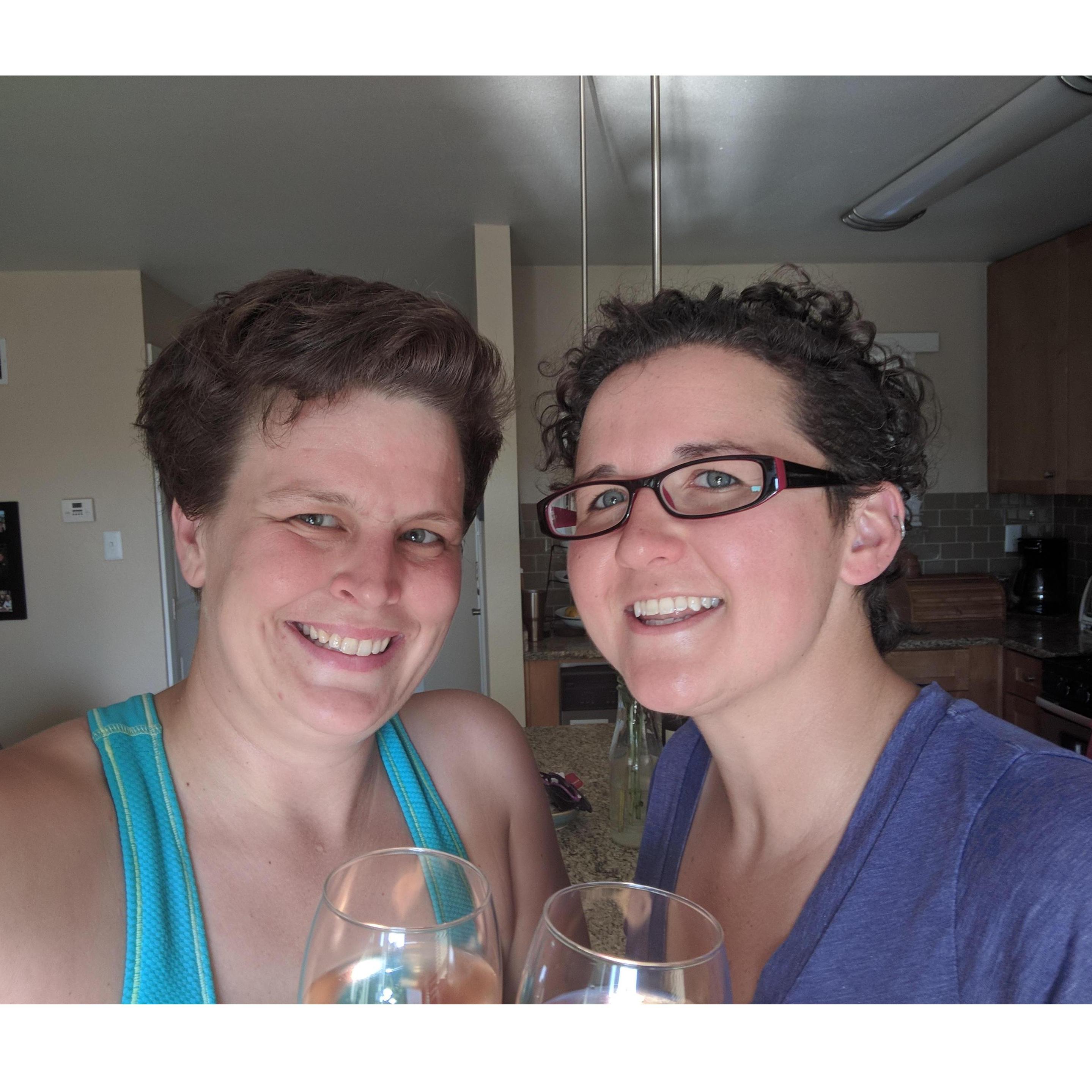 July 4th 2018, the night we got engaged!
