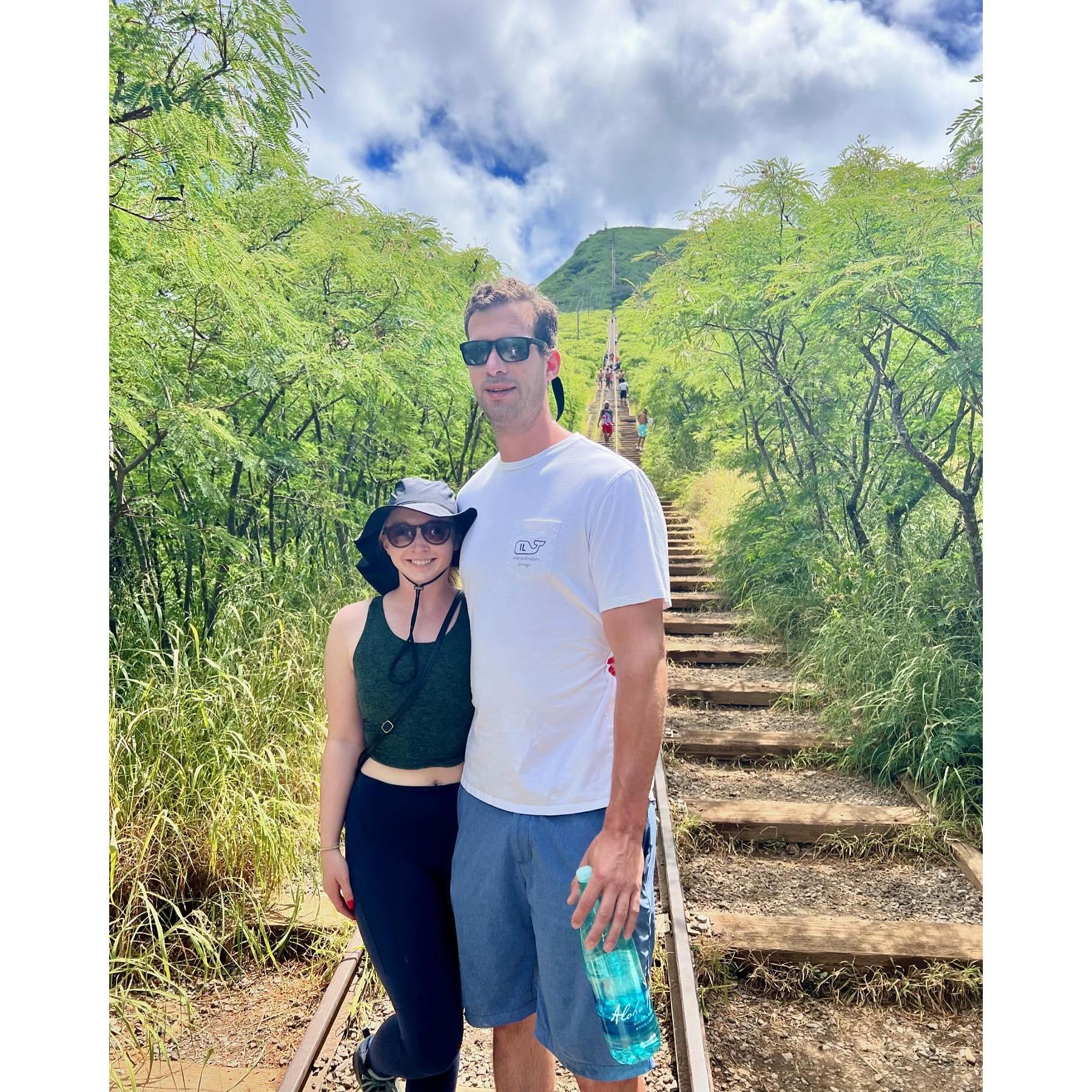Hiking in Oahu, Hawaii