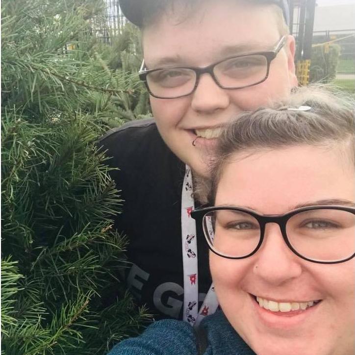 Home Depot lot for our first Christmas tree! #weprocrastinated