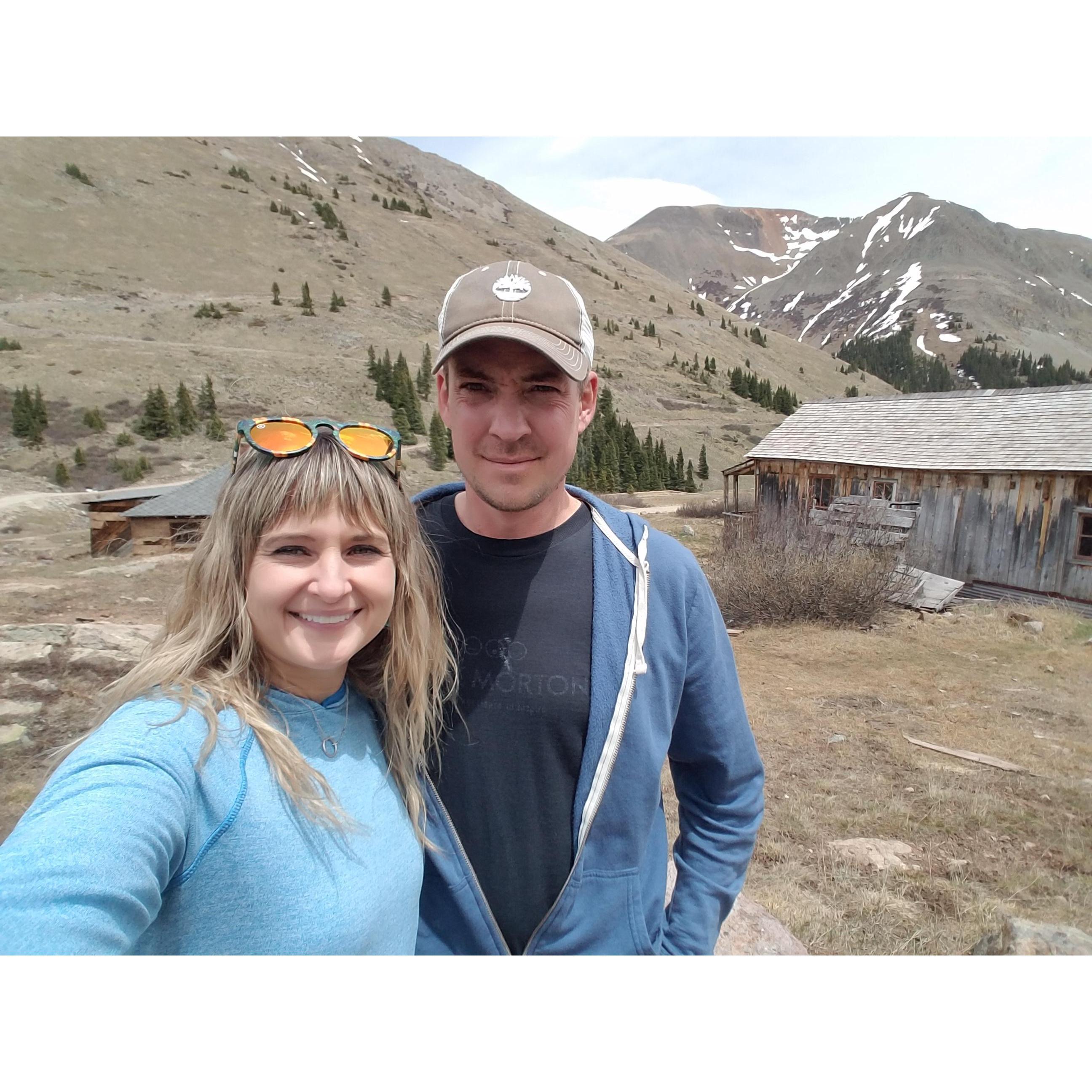Exploring outside of Ourey, CO