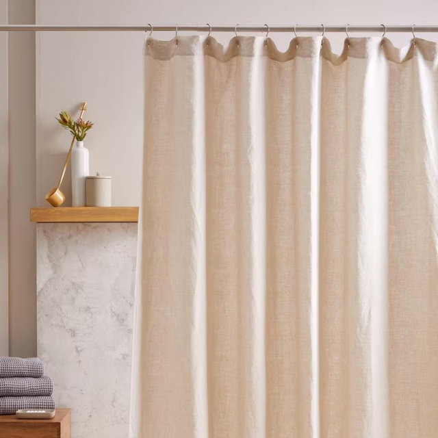 Linen Shower Curtain