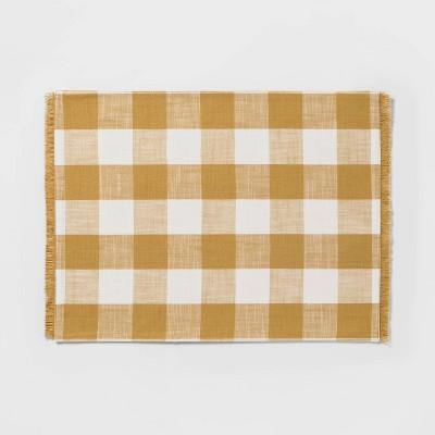 Check Placemat Yellow - Threshold™